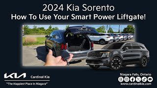 Refreshed 2024 Kia Sorento  How To Use Your Smart Power Liftgate [upl. by Adnaloy]