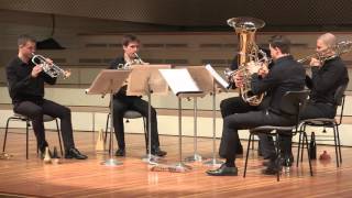 Malcolm Arnold  Brass Quintet No 1 Op 73  I Allegro vivace [upl. by Aron]