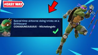 How to EASILY Spend time airborne doing tricks on a Driftboard Fortnite  UseCodeHNP7 [upl. by Jasik250]