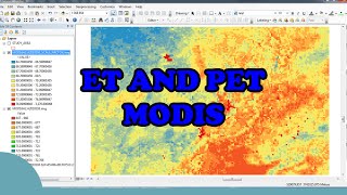 Download and calculate evapotranspiration MODIS [upl. by Adien]