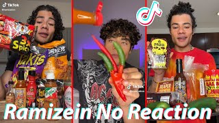 Funny Ramizeinn Tiktok videos  Best Ramizein Trying Spicy Food TikTok Videos  Ramizeinn [upl. by Acirej]