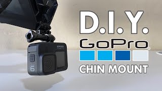 How To Make DIY GoPro Chin Mount  Plus Under Visor Mount [upl. by Aratnahs]