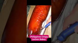 Philippines Crispy Lechon Baboy  yummy yum [upl. by Carrelli]