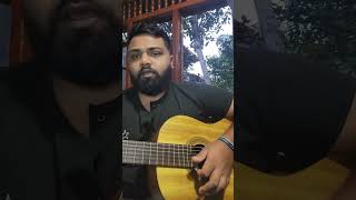 සිහිනයකි ඔබ නිහඩ මැදියම් රෑ 🥰❤shortfeedsihinayakioba bandaraathaudasongs coversongguitarcover [upl. by Dowski]