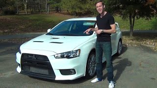 Review 2013 Mitsubishi Lancer Evolution X GSR [upl. by Flanders532]