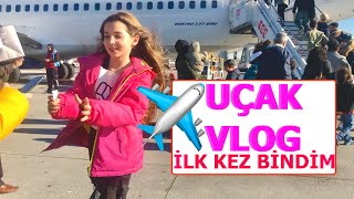 UÇAK VLOG İlk Kez Bindim 1 Bölüm ECRİN SU ÇOBAN [upl. by Kaylil]