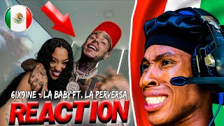 6ix9ine  La Baby feat La Perversa Official Music Video REACTION [upl. by Radie]