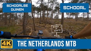 MTB Schoorlse Duinen  Full ride SCHOORL  Indoor Cycling Training Garmin 4k [upl. by Eirena]