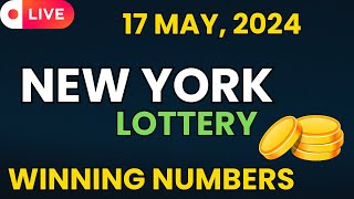 New York Midday Lottery Results For  17 May 2024  Numbers  Win 4  Take 5  NY Lotto  Powerball [upl. by Yllek]