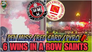 Bohemians 13 St Patricks Athletic  PENALTY MISS RED CARD PYRO 🧨 amp MORE 🇮🇪⚽️ [upl. by Corenda]