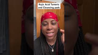 Kojic Acid Tumeric and Cleansing pads review  Studio Q [upl. by Bolt103]