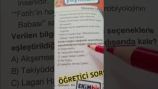 KPSS TARİH DENEME SORU ÇÖZÜMLERİ kpss önlisans ortaöğretim [upl. by Gottwald992]