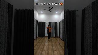 Easy Dance Step on this beautiful Song Ghode pe Kyu Sawar😍🙌 Watch the full short Video😇 [upl. by Getraer]