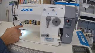 Jack 20u Industrial Straight Stitch and Zig Zag Sewing Machine  Demonstration [upl. by Benjy]