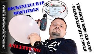 Lampe anschließen Anleitung  Deckenleuchte Montieren [upl. by Jammal309]