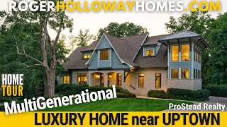 Touring a 32 Million Multigenerational Home in Charlotte NC  Luxury Real Estate [upl. by Irvin]