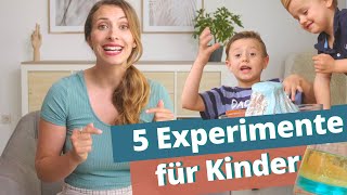 Die 5 besten Experimente für Kinder 🧪💨 WasserEdition  Mamaleen [upl. by Anelav497]