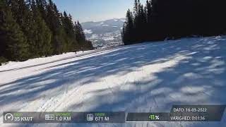 Trysil ski Downhill to turistsenteret [upl. by Eittel]