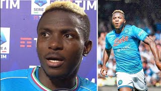 Victor Osimhen on scoring twice for Napoli in season opener vs Frosinone [upl. by Ophelia]