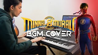 Minnal Murali BGM Cover  Theme Song  by Alan Jojy [upl. by Rennob284]