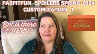 Fabfitfun SPOILERS Spring 2024 Customization 1 Spoiler [upl. by Atrahc]