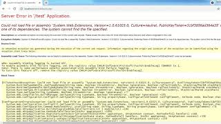 This configuration section cannot be used at this path This happens when the section is locked at [upl. by Rafferty]