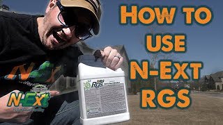 How to Use NExt RGS  Scalping Bermuda Grass  NExt DIY Lawn Care Tips [upl. by Barnaby424]