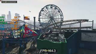 GTA 5  V  Ryzen 5 5600x  RX 7800 XT  1440p Max Settings  Benchmark Fps Test [upl. by Haduj]