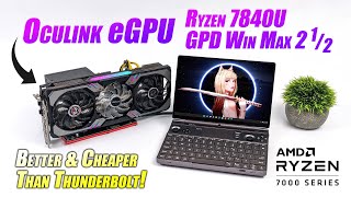 The New Ryzen 7840U WinMax 2 Has An Oculink eGPU Port amp Its Faster Than Thunderbolt [upl. by Tsenre52]