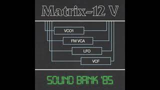 Arturia Matrix 12 V  Sound Bank 85 [upl. by Adeirf]