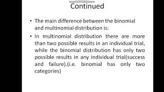 Multinomial Distribution Explanation Part 1 [upl. by Alliuqal]