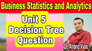 Business Statistics Complete Revision  Unit 5  MBA  Dr Anand Vyas [upl. by Lincoln]