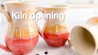 Kiln opening using spectrum’s new floating glazes amaco and mayco [upl. by Boggs664]