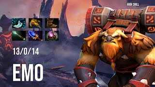 Dota 2 Pro Gameplay Emo Earthshaker 13 0 14 High Skill Dota 2  Mid  Top 20 Rank [upl. by Primrose]