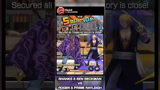 Shanks amp Beckman vs Roger amp Rayleigh wSHANXOfficialOPBR  One Piece Bounty Rush [upl. by Leahcimed976]