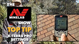 New Minelab XTERRA PRO Metal Detector Settings [upl. by Leonard]