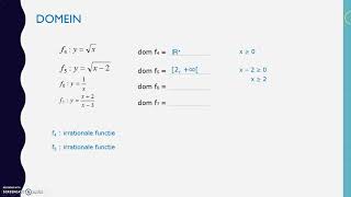 Domein en bereik van een reële functie deel 1 [upl. by Dewey]