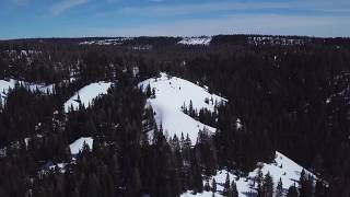 Spring Snow Blue Mountains Oregon MidMarch 2019 [upl. by Dicky593]