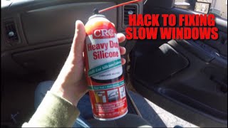 TRICK To Fix Slow Power Windows on Vehicle Life Hack [upl. by Mcgean413]