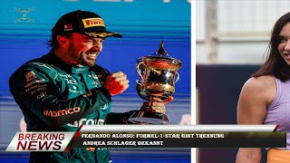 Fernando Alonso Formel1Star gibt Trennung Andrea Schlager bekannt [upl. by Cavan155]