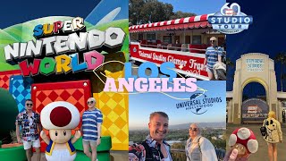 Super Nintendo World Waterworld amp a New Glamour Tram Tour  Universal Hollywood  DAY 13 [upl. by Nnyledam]