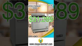 ✅ Estufa Industrial 6 quemadores y horno Drago CG61 [upl. by Swaine]