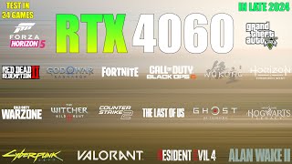 RTX 4060  Test in 34 Games in late 2024  the Best value for Money GPU [upl. by Aprilette788]