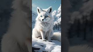 ice fox 🦊🦊fox music hiphop animals [upl. by Ymirej]