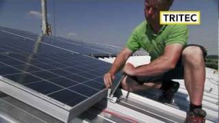 TRIVENT mounting system for trapezoidal sheet roofs by TRITEC [upl. by Wickman]