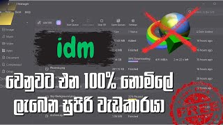 IDM වෙනුවට එන 100 නොමිලේ ලැබෙන සුපිරිම 🚀 Download Manager එක  AB Download Manager සිංහල [upl. by Antipas]