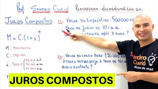 APRENDA JUROS COMPOSTOS EM 8 MINUTOS [upl. by Assenna]