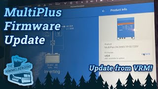 Updating Victron Multplus Firmware via VictronConnect MK3 to USB and VRM [upl. by Ardnat]