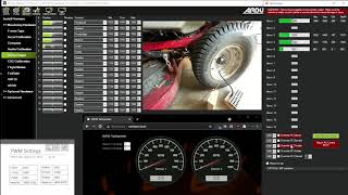 ArduRover Mower  StraightLine Wheel Tracking Method no encoders [upl. by Plerre135]