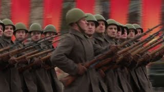 Russia marks 76th anniversary of 1941 military parade [upl. by Ellersick704]